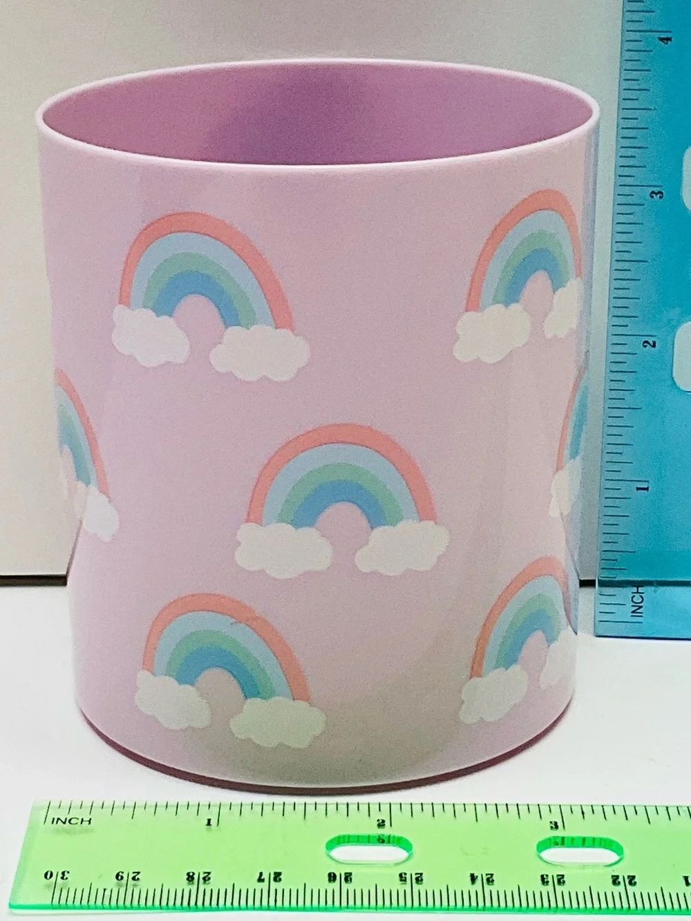 🌼4/$10🌼 Lavender Purple Rainbow Cloud Plastic Pencil Cup
